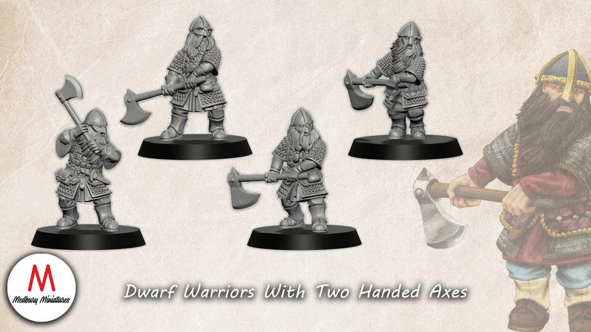 Dwarfs with two handed axes